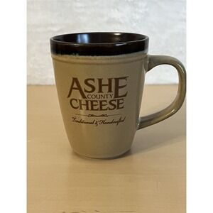 Ashe County Cheese Coffee Mug Traditional & Handcrafted Stoneware Brown